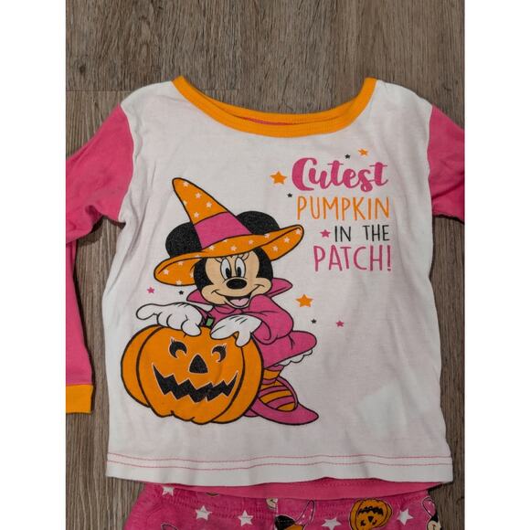 Minnie Mouse Halloween Girls Toddler Pajama set 4t - Picture 2 of 6